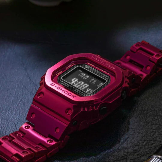 G-Shock GMWB5000 Full Metal Connected Solar Red IP Limited Edition