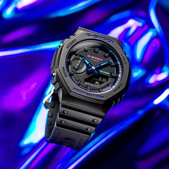 G-Shock GA2100 Blue Violet Black