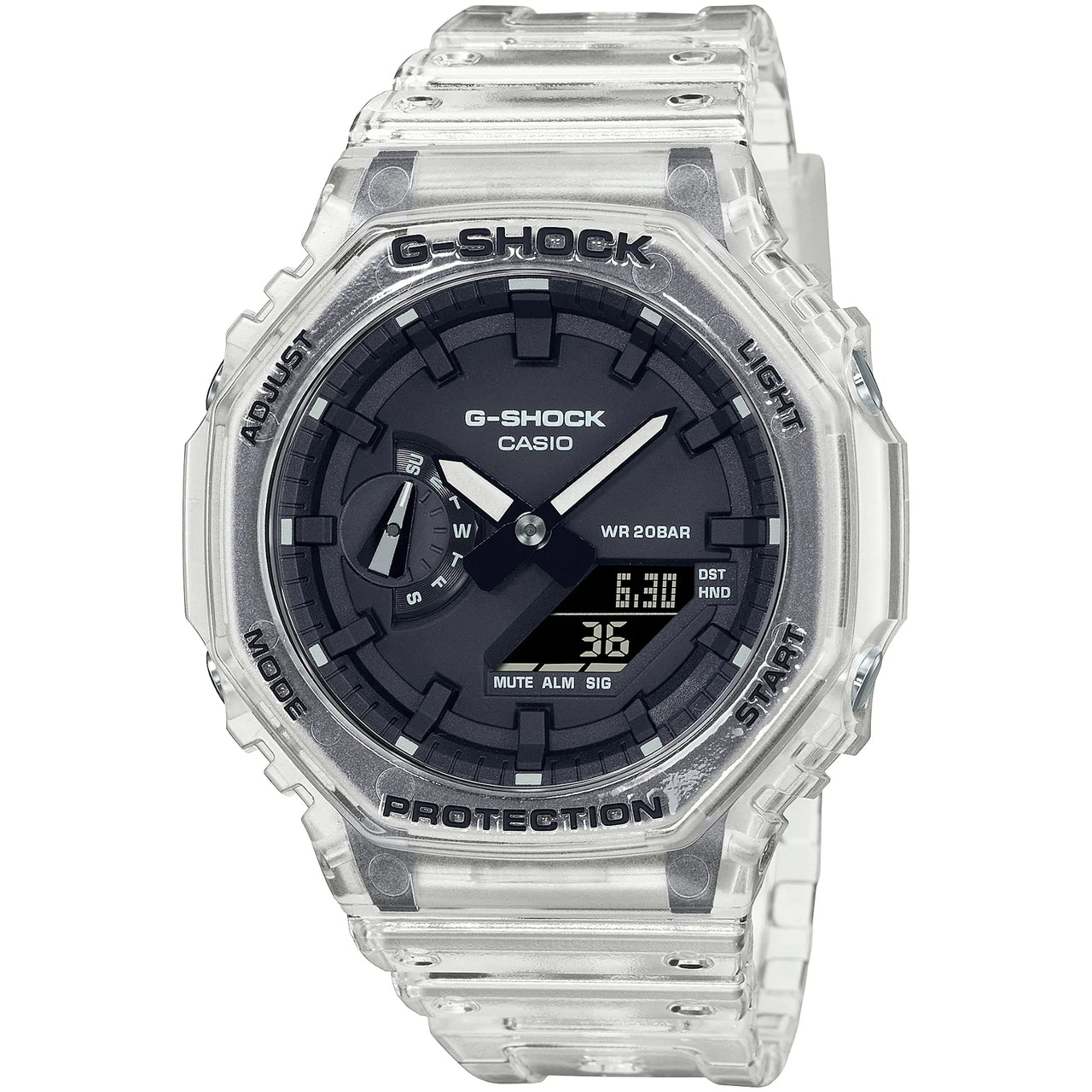 G-Shock GA2100 Transparent White