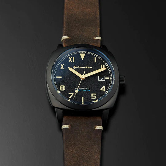 Spinnaker Hull California Automatic Black Brown