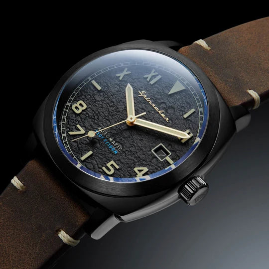 Spinnaker Hull California Automatic Black Brown