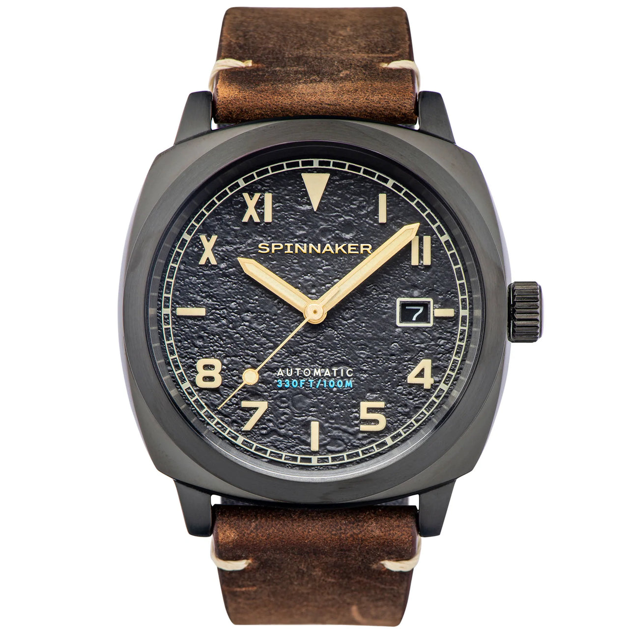 Spinnaker Hull California Automatic Black Brown