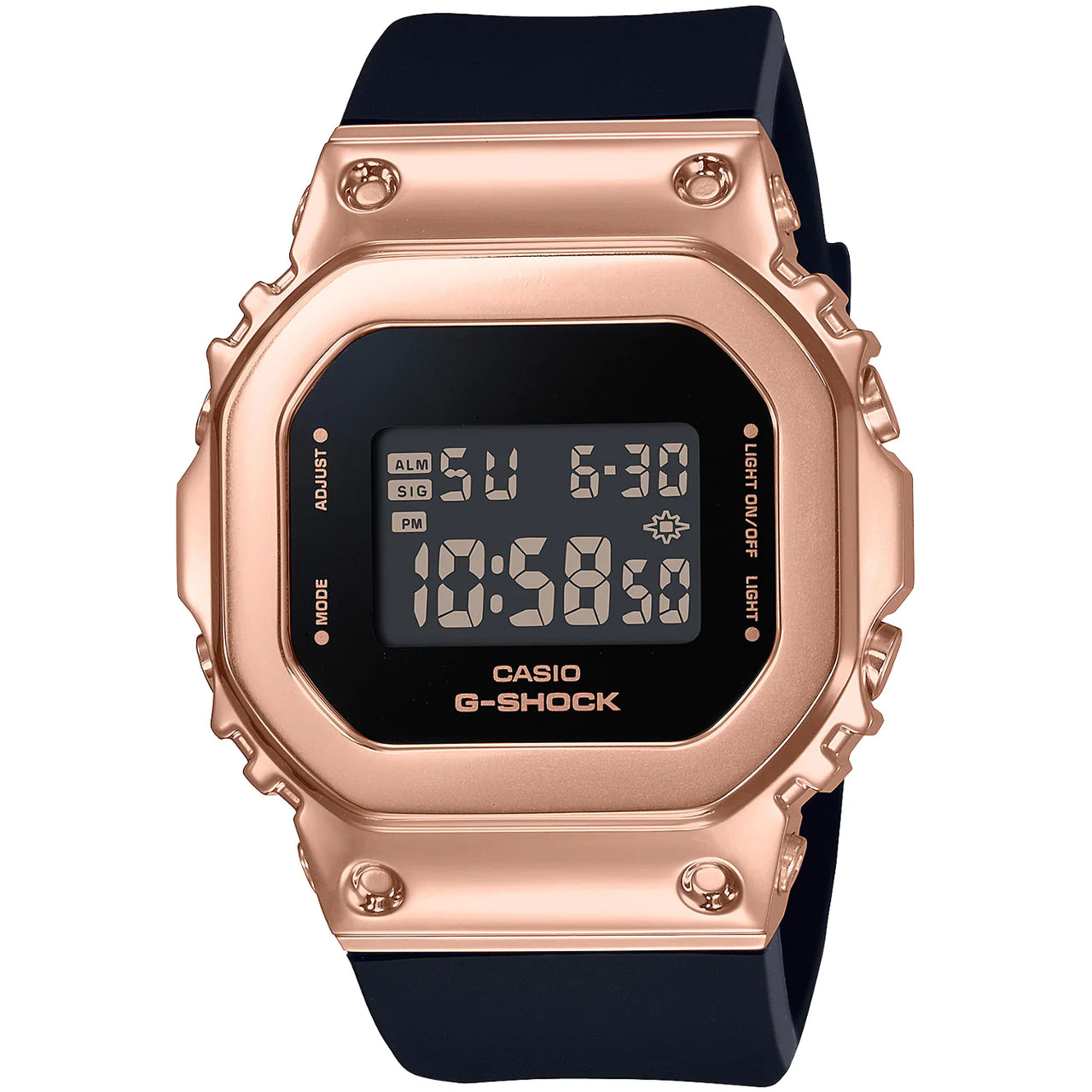 G-Shock GM-S5600 Full Metal Rose Gold Black