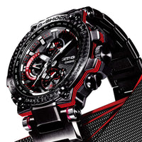 Thumbnail for G-Shock MTGB100 Carbon Connected Solar Black Red