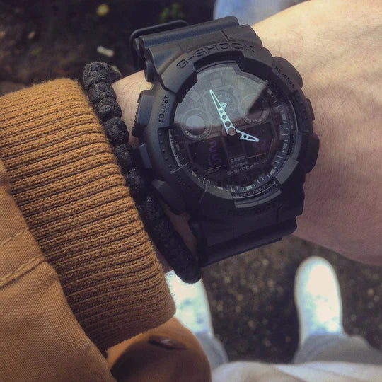 G-Shock GA-100 Military All Black Special Edition