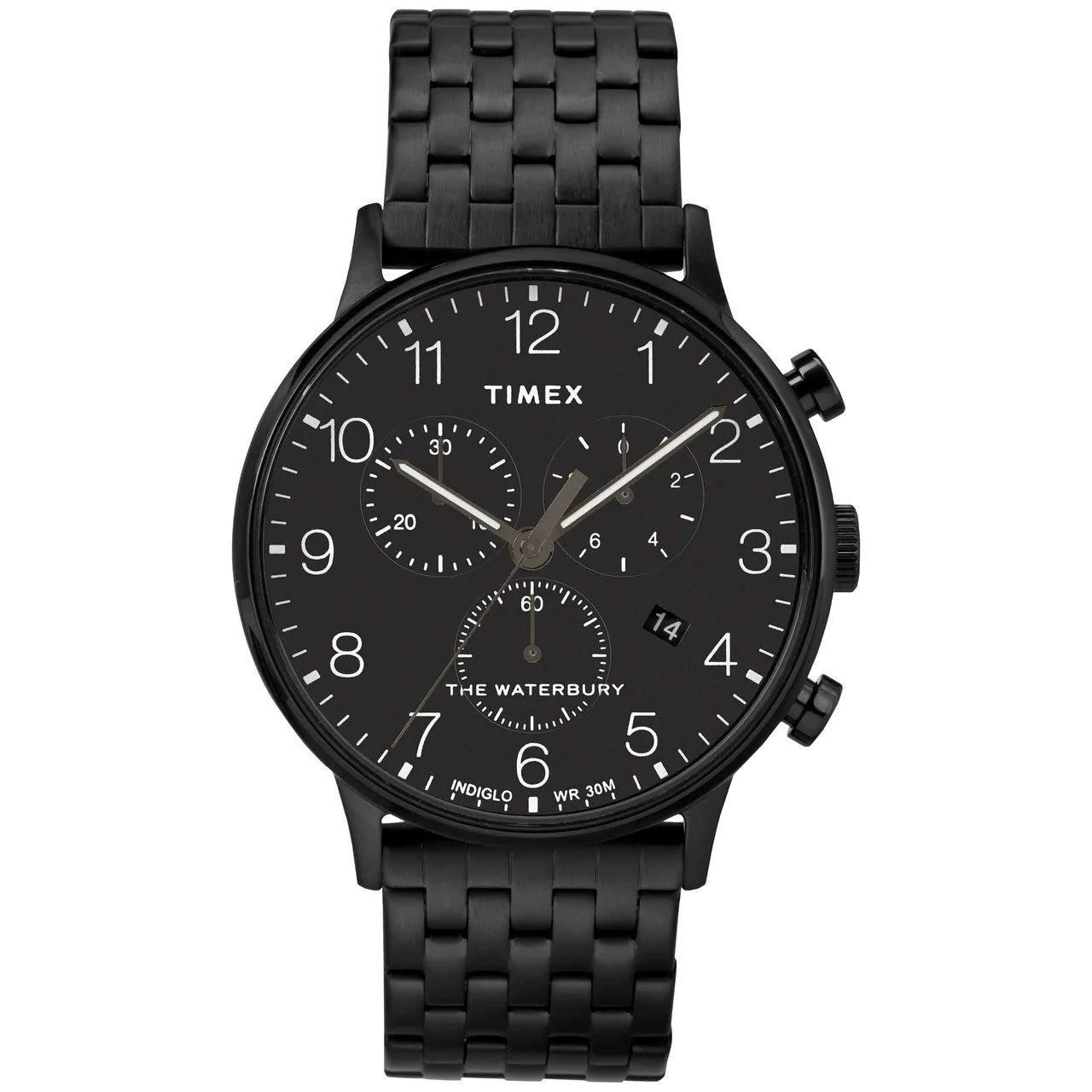Timex Waterbury Classic Chrono Black SS