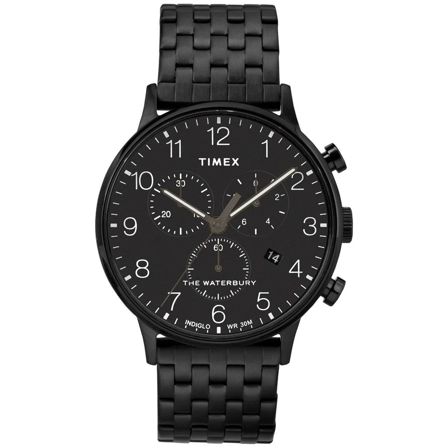 Timex Waterbury Classic Chrono Black SS
