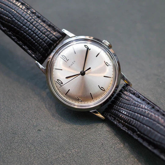 Timex Marlin 34mm Hand Wind 1960s Reissue