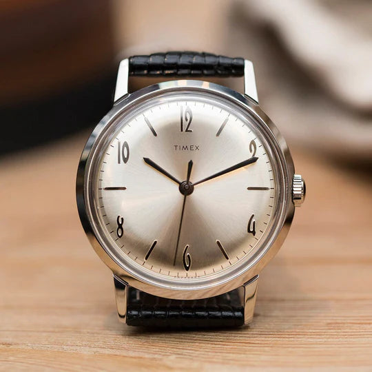 Timex Marlin 34mm Hand Wind 1960s Reissue