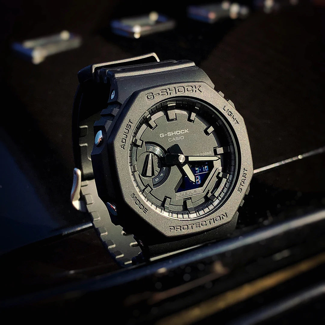 G-Shock GA2100 G-Carbon Ana-Digi Blackout