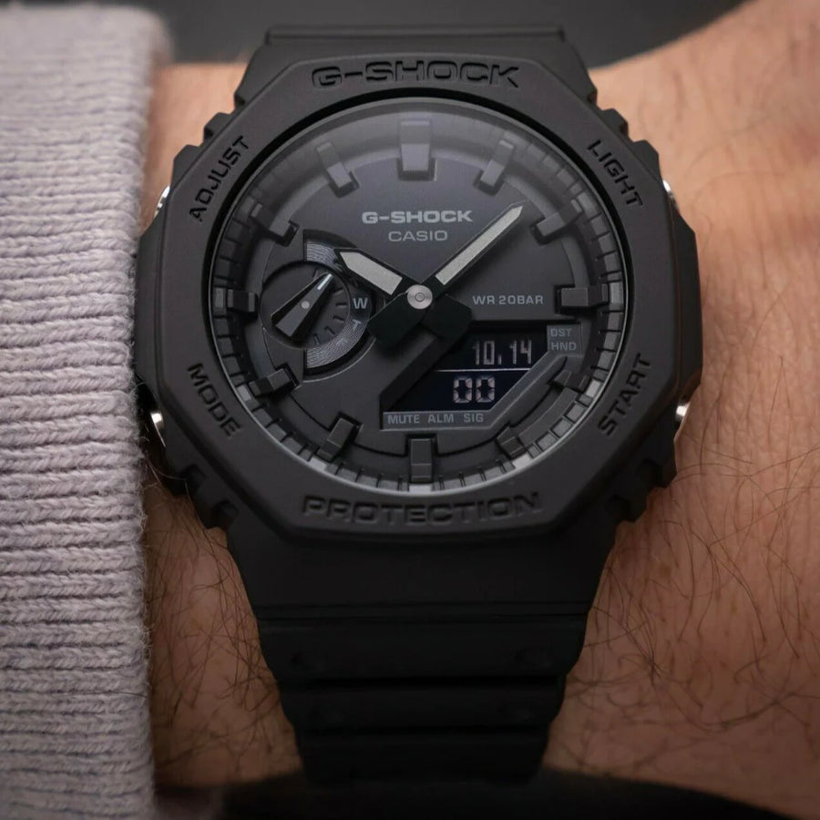 G-Shock GA2100 G-Carbon Ana-Digi Blackout